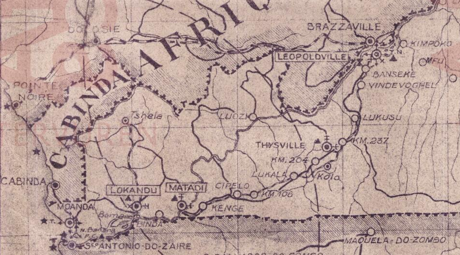 Airports in Bas Congo region in 1947
